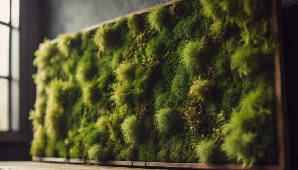 diy moss living wall