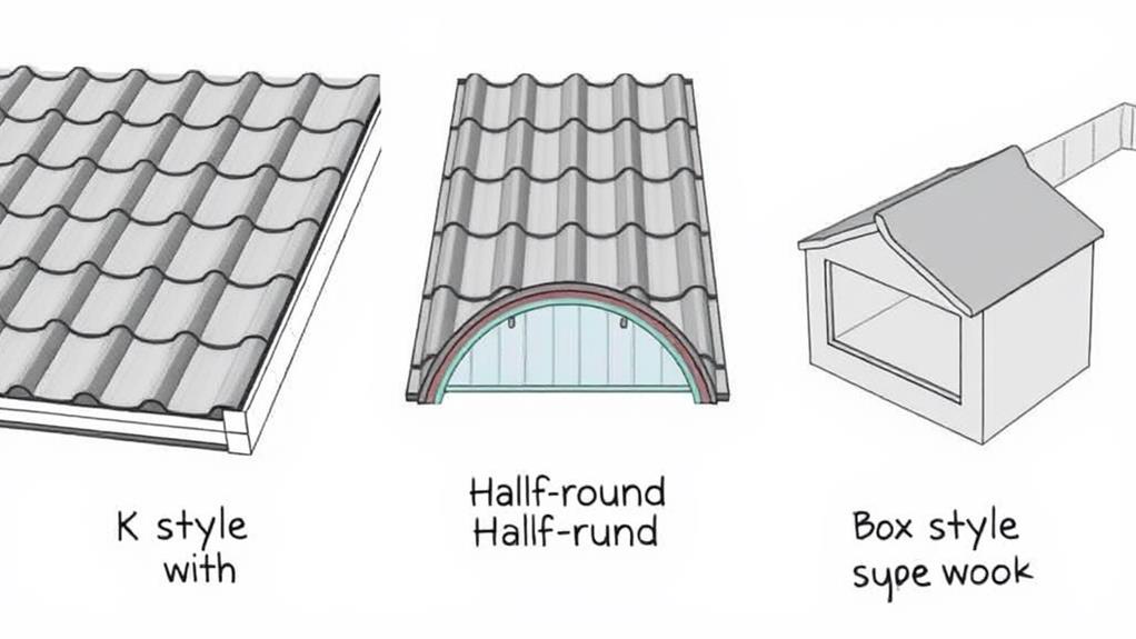 gutters for metal roofs