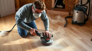 minimize dust when sanding