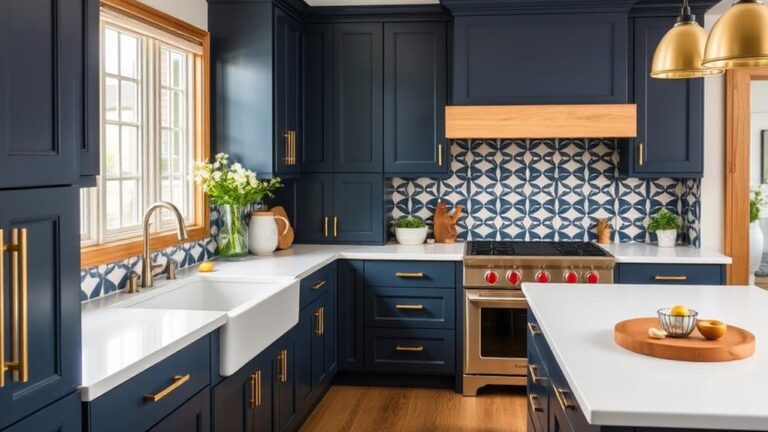 navy blue kitchen inspiration