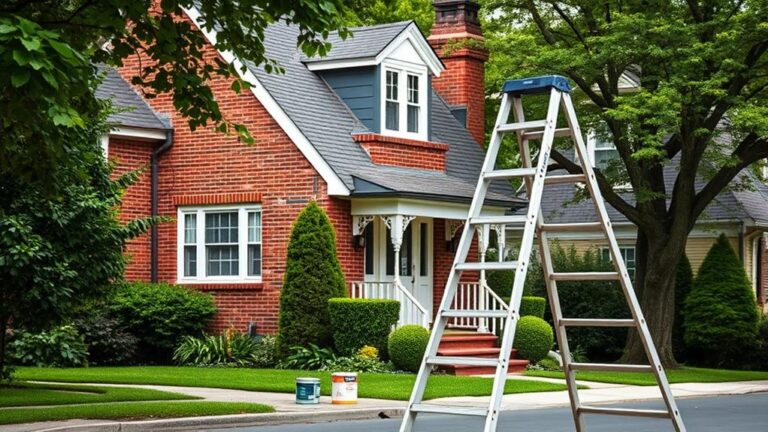 painting red brick exteriors